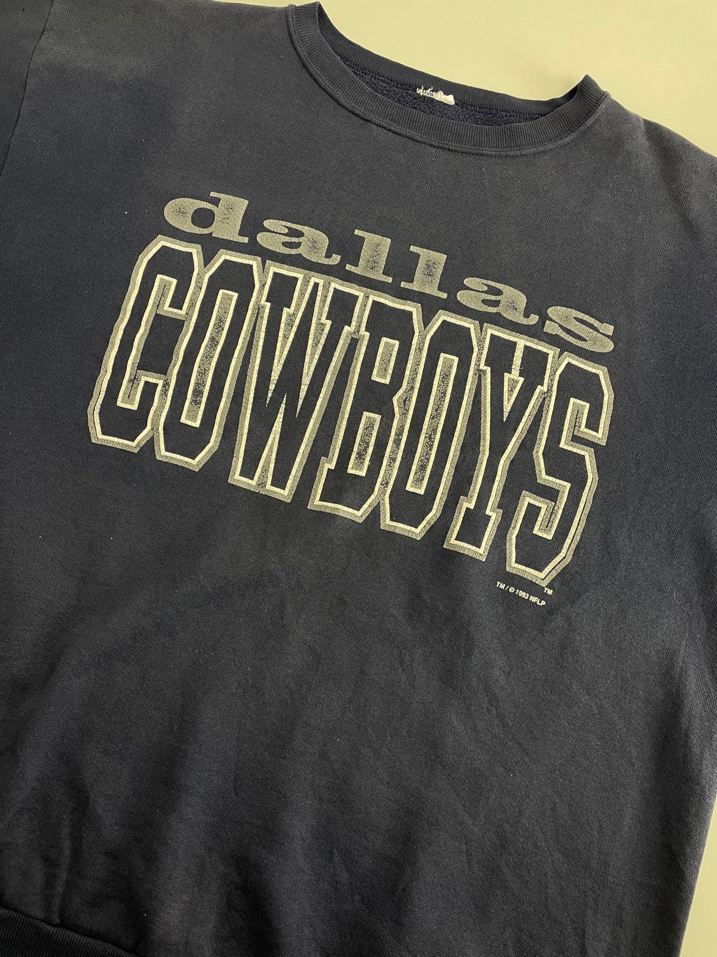 90s Dallas Cowboys NFL Sweatshirt Navy L