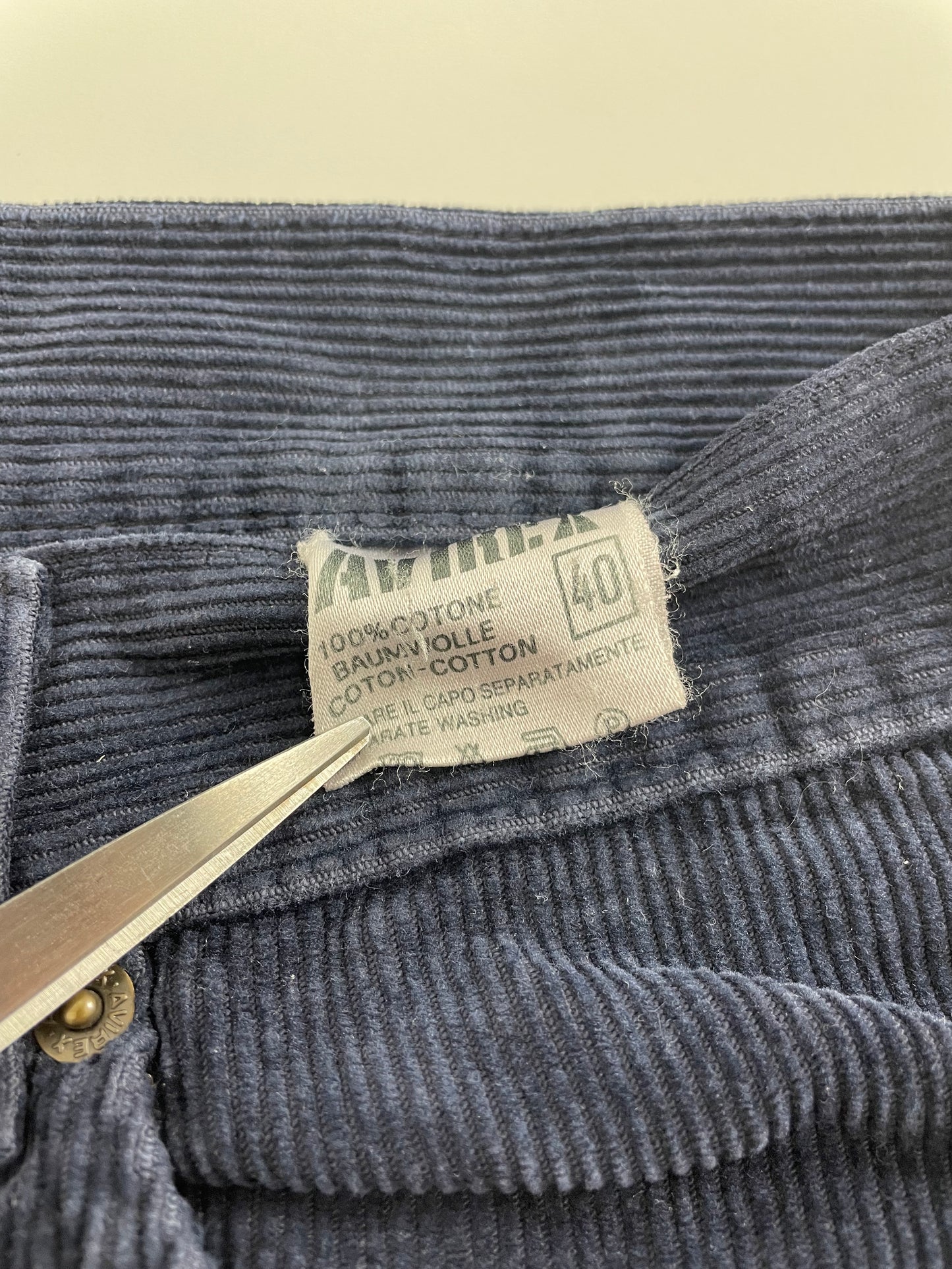 90s Avirex Corduroy Pant Navy US 40