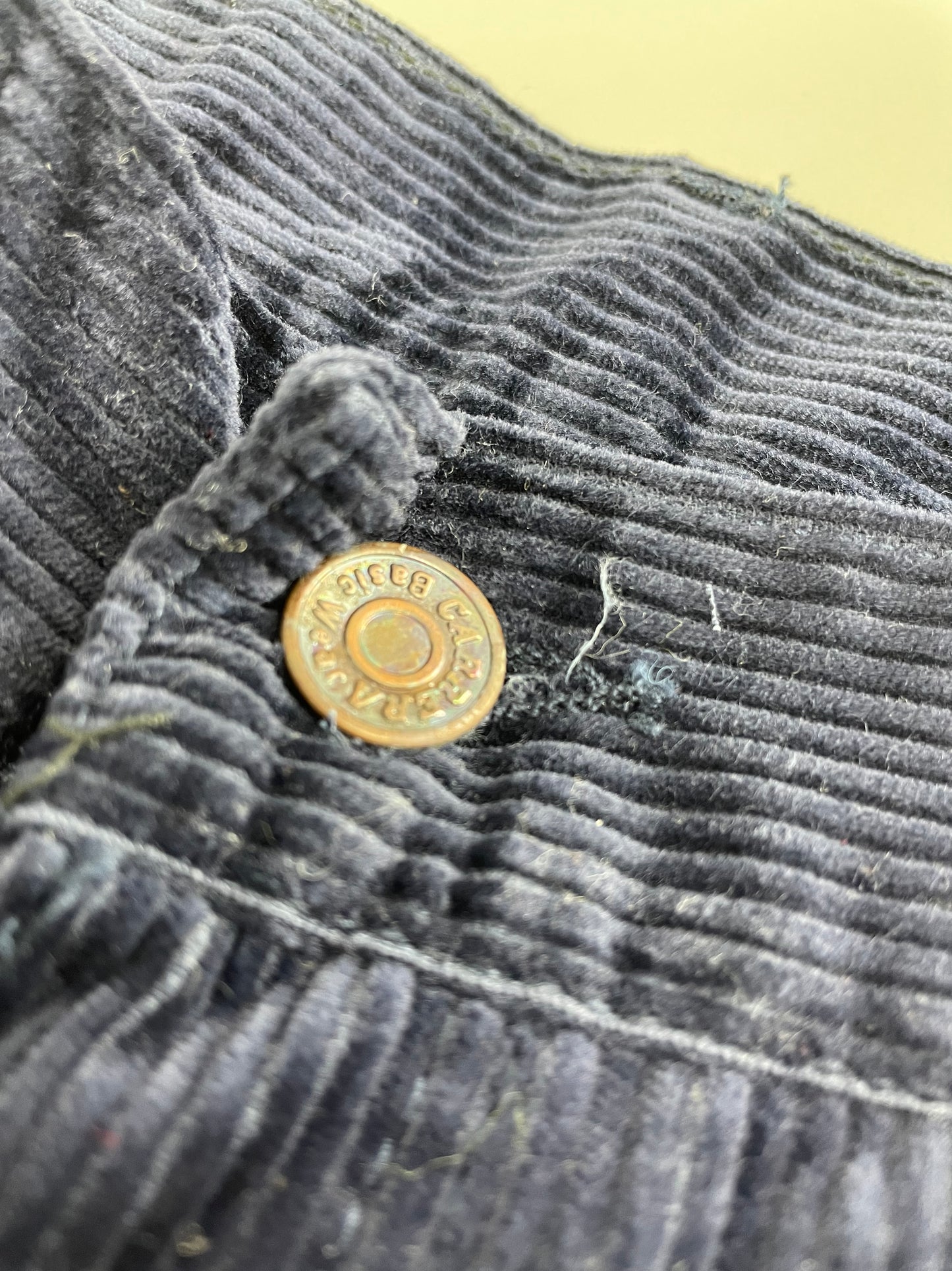 90s Carerra Corduroy Pant Navy IT 29 Waist, 36 Length