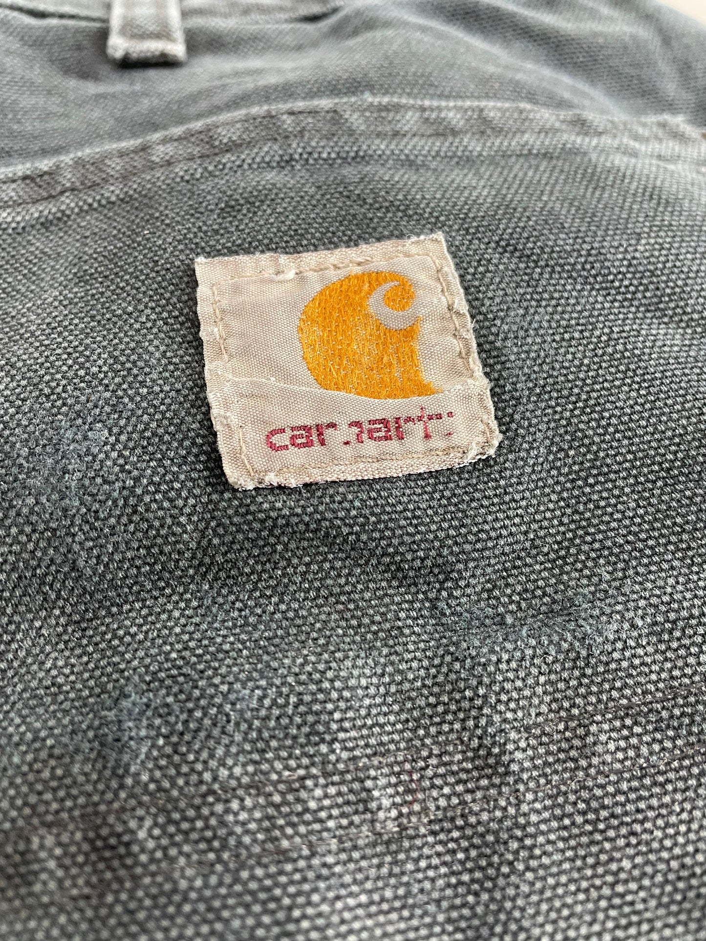 00s Carhartt Distressed Workwear Pant Black 33 x 32