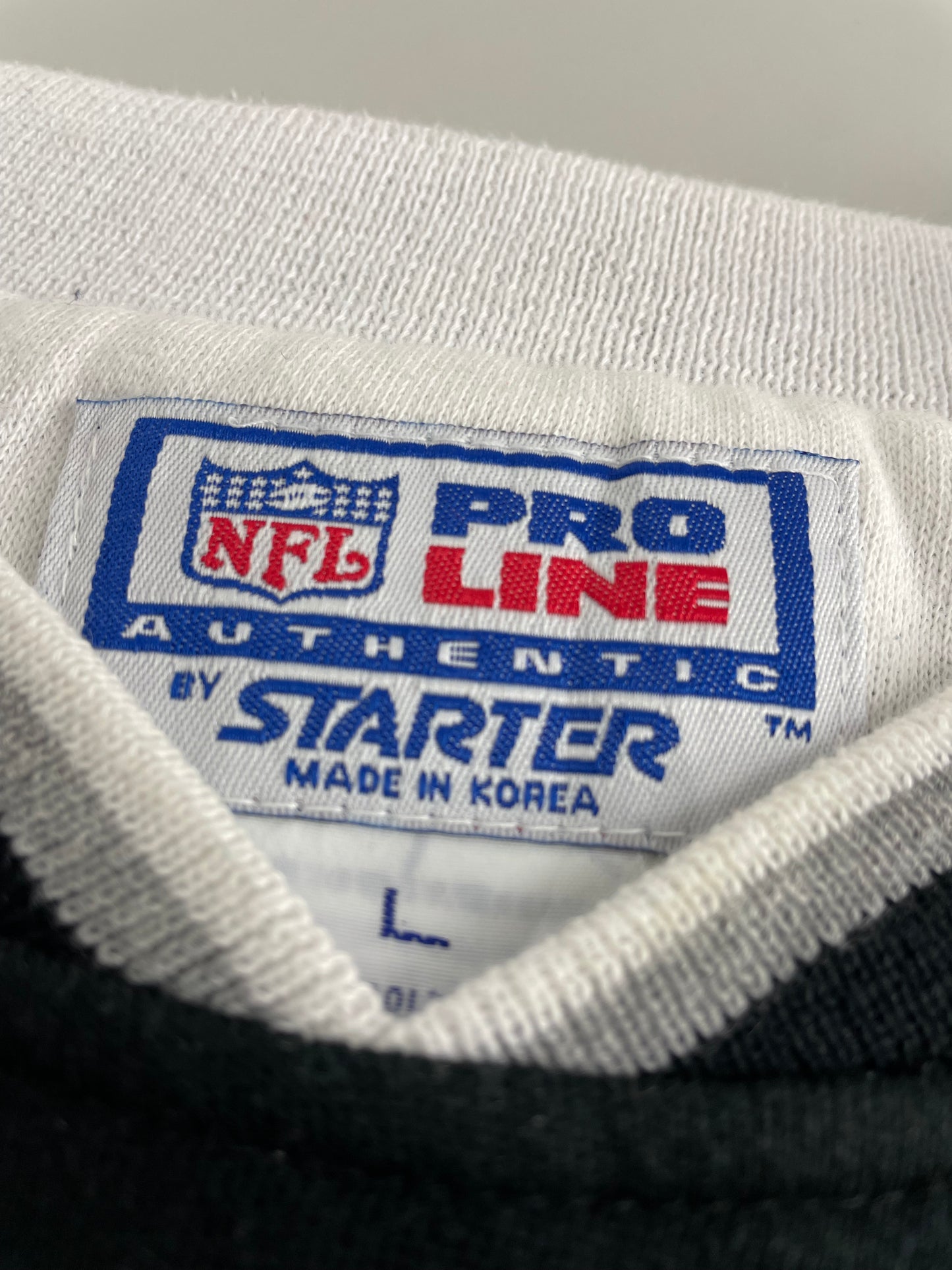 90s Starter Oakland Raiders NFL Sweatshirt Black L
