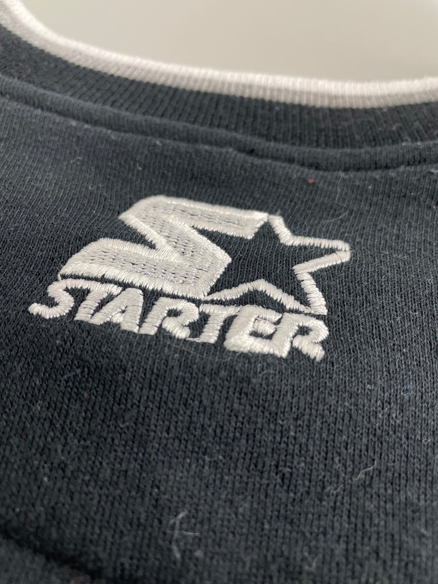 90s Starter Oakland Raiders NFL Sweatshirt Black L
