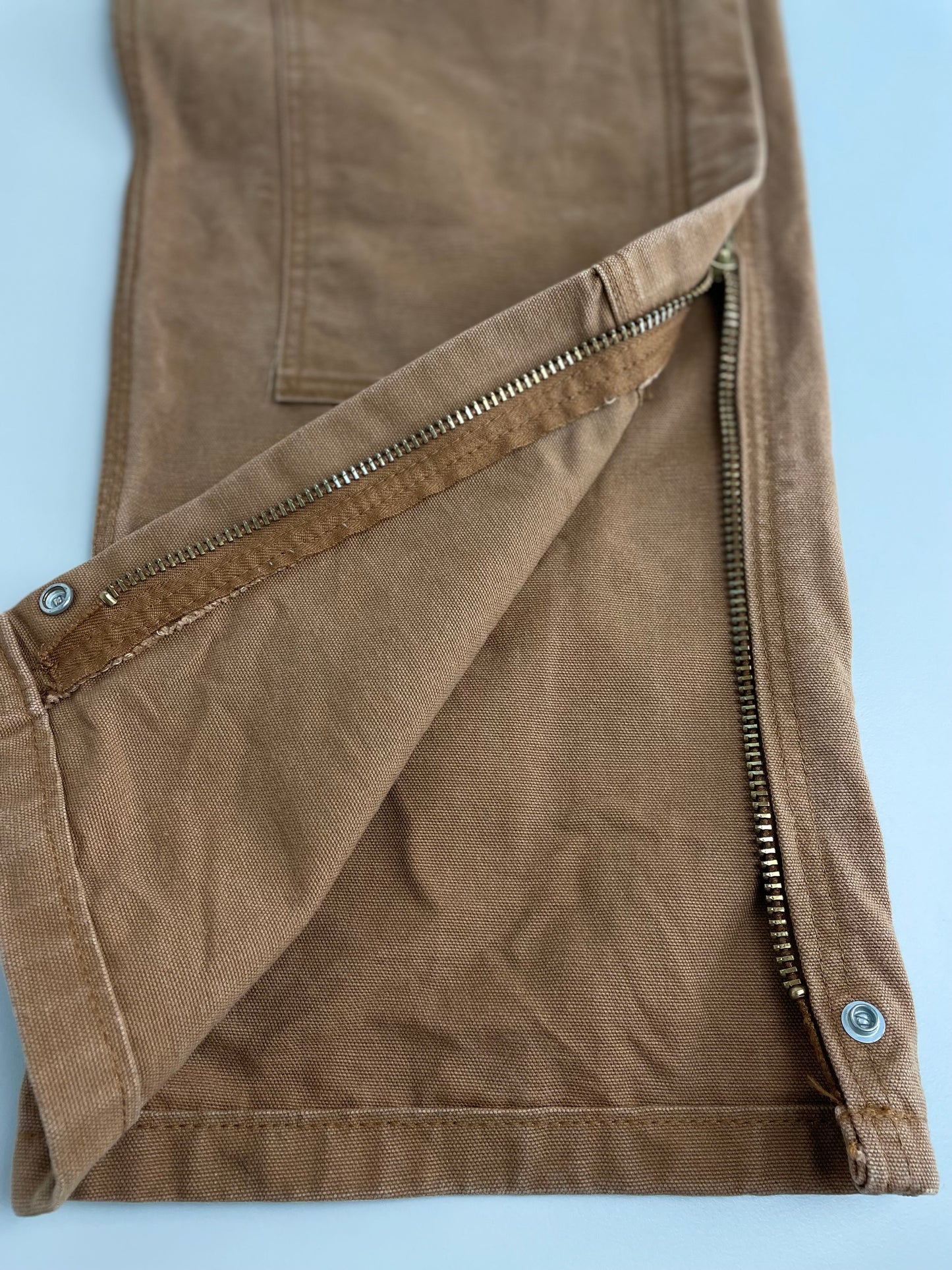 00s Carhartt Dungaree Brown Beige 34x32