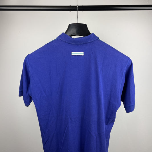 90s Adidas Equipment Polo Blue M/L