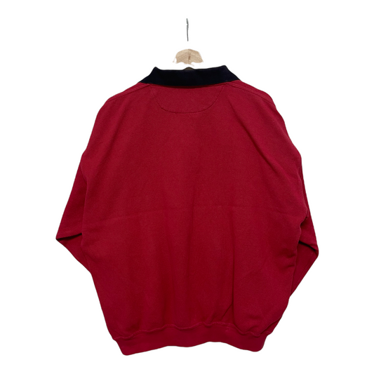 90s Yves Saint Laurent Sweatshirt Red XL