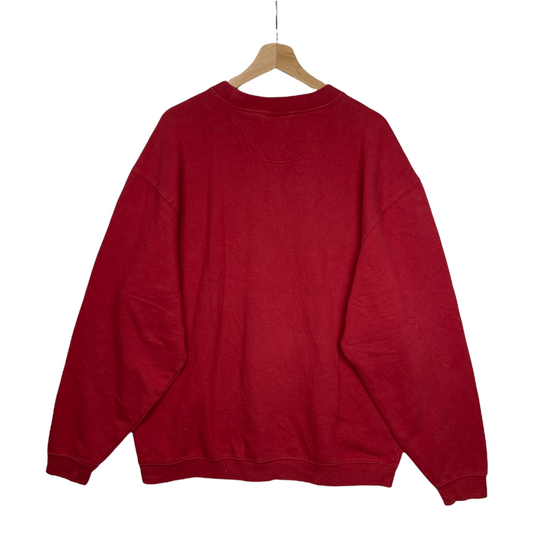 00s Reebok San Francisco 49ers NFL Sweatshirt Red XL