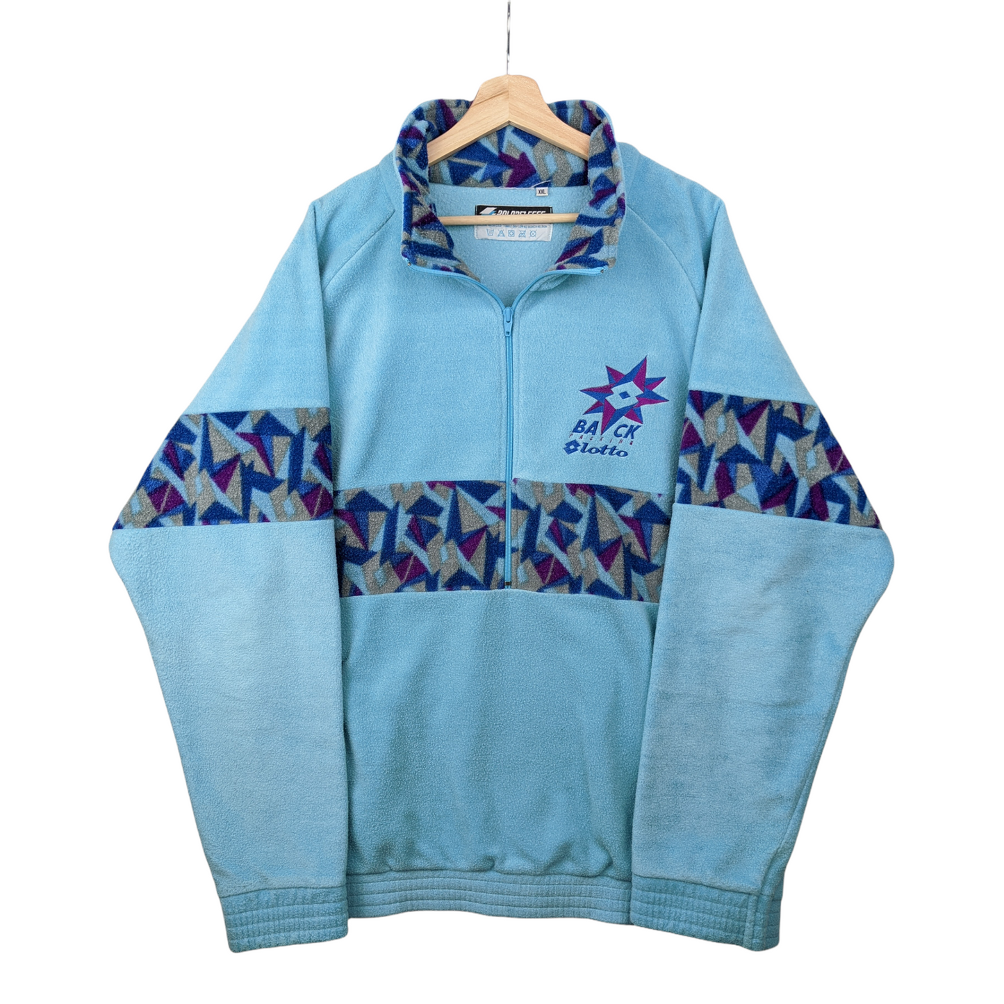 90s Lotto Crazy Fleece Babyblue XXL