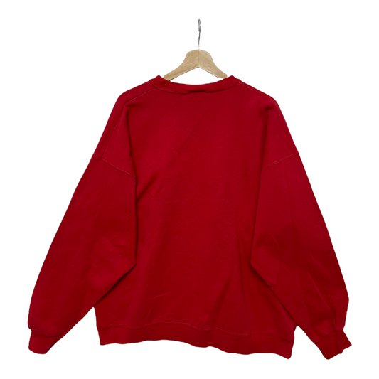 90s Stadium Court Christmas Sweatshirt Red XL