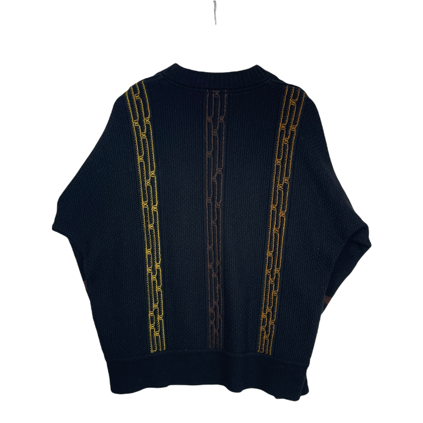 90s Carlo Colucci Knit Black Yellow L