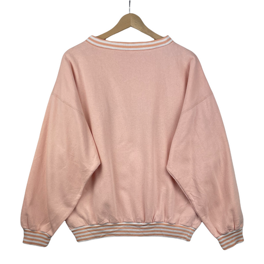 80s Unbranded South Coast Pacific Sweatshirt Pink M