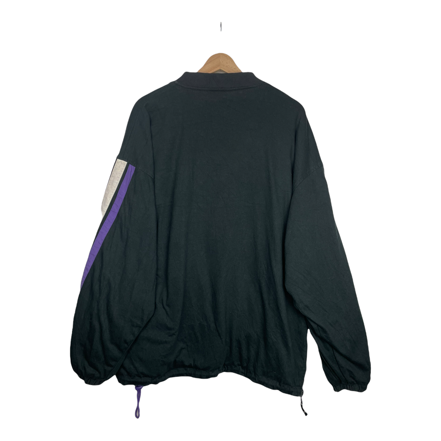 90s Starter Minessota Vikings NFL Pullover Purple Black XL