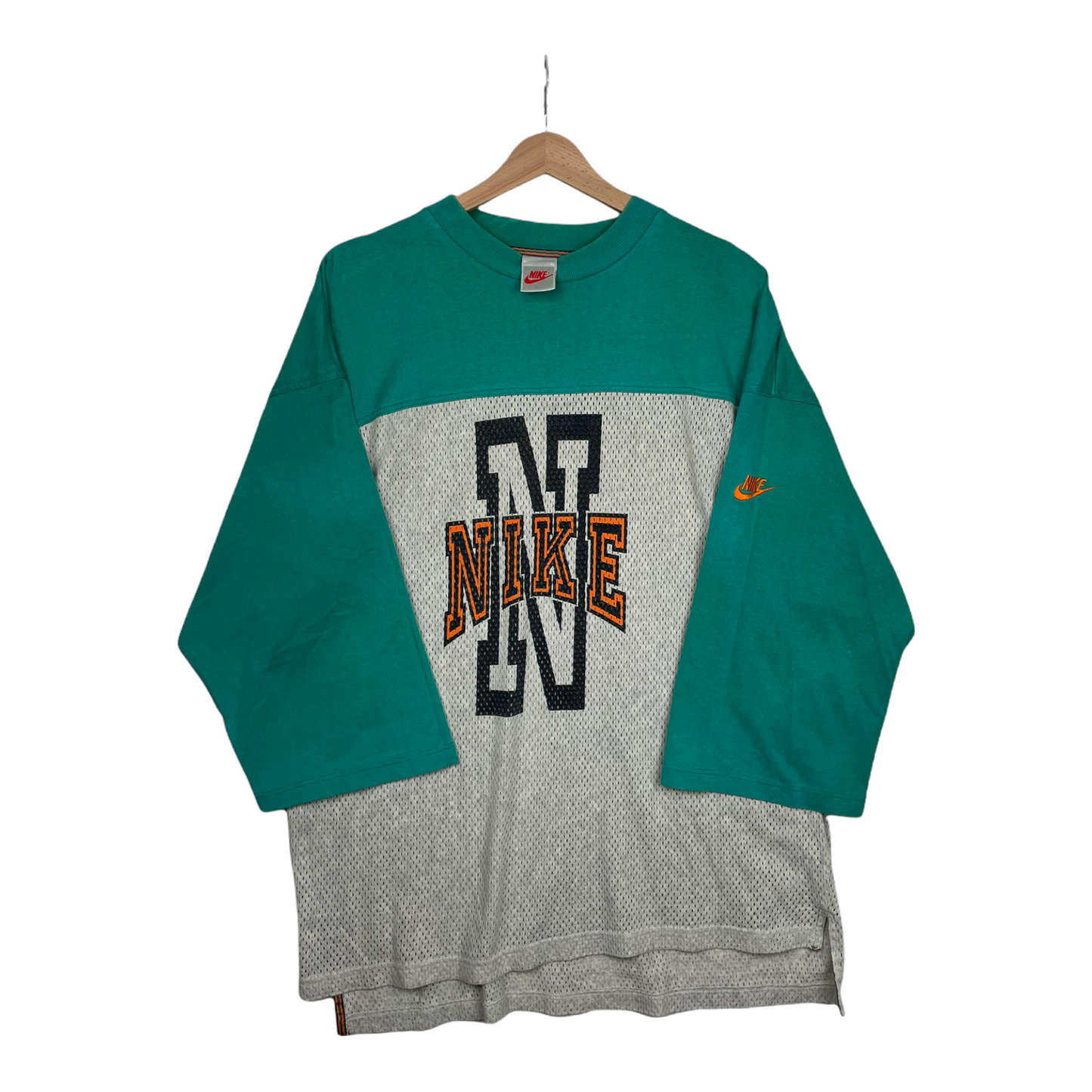 90s Nike T-Shirt Green White L/XL
