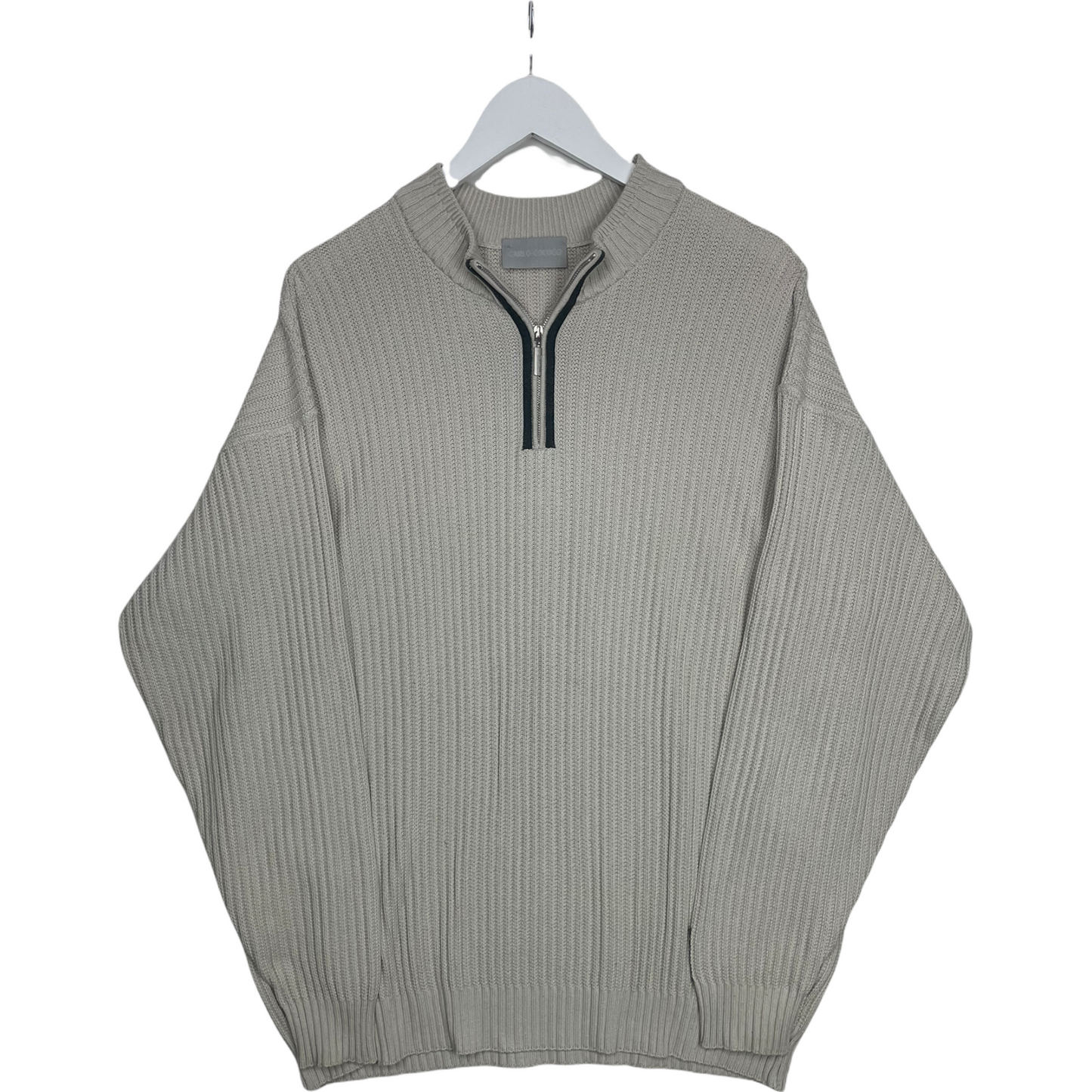 00s Carlo Colucci Knit Beige XL