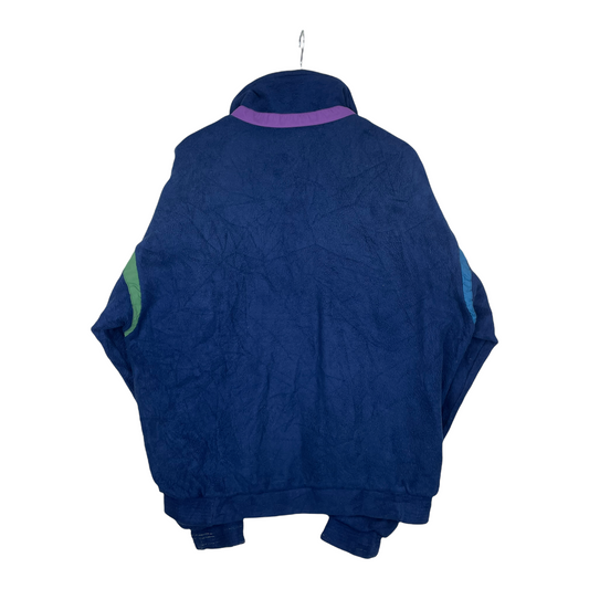 90s EIDER Fleece Navy Purple L