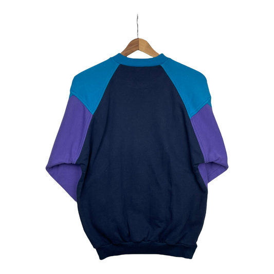 90s Adidas Sweatshirt Navy Purple S