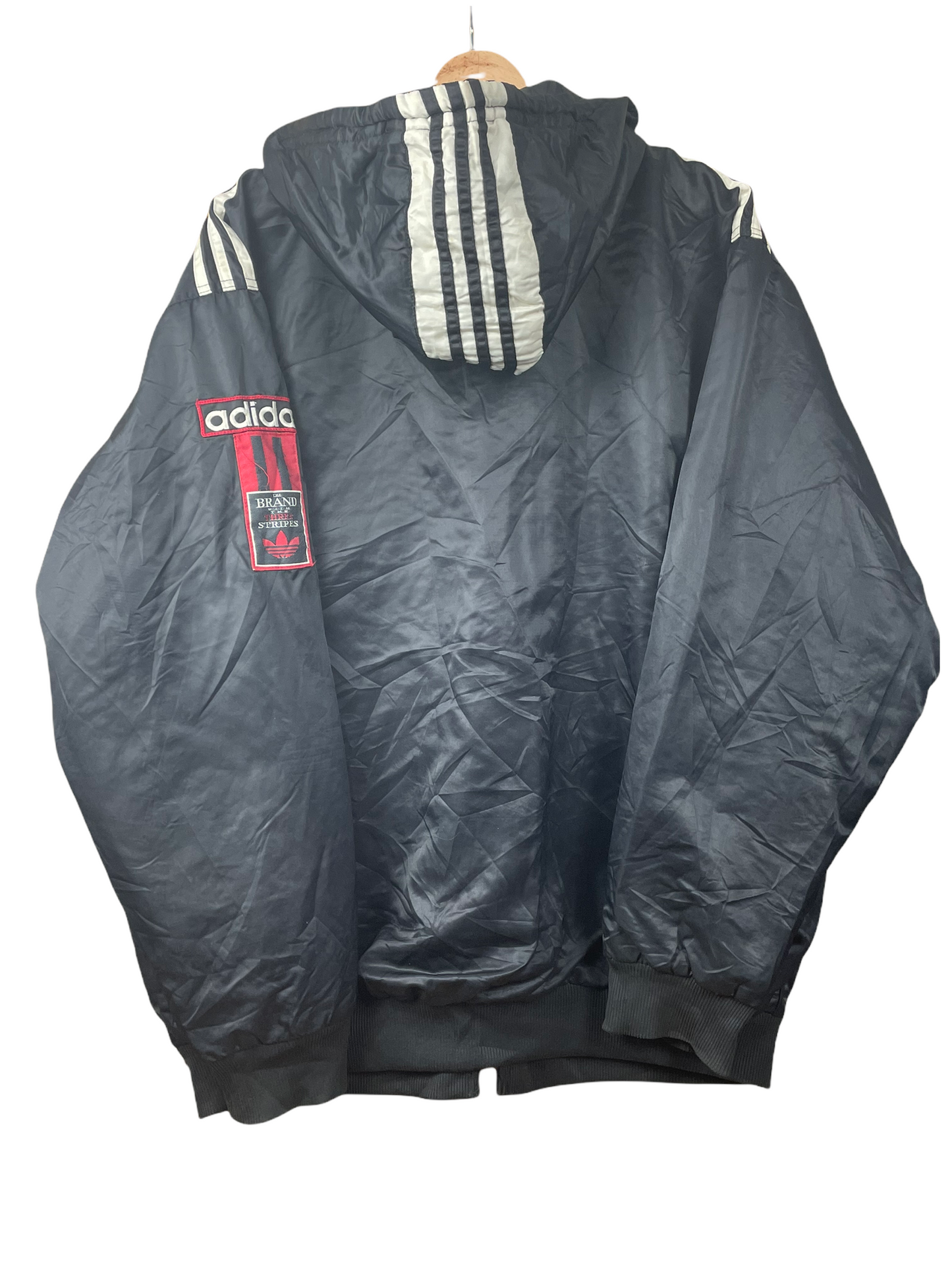 90s Adidas Jacket Black L