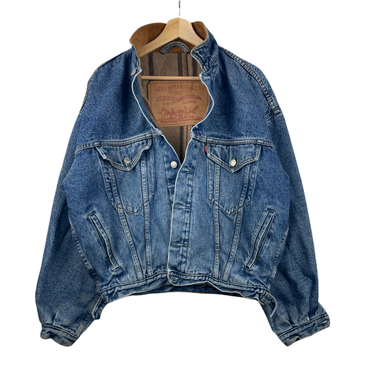90s Levis Jeans Jacket Blue M/L