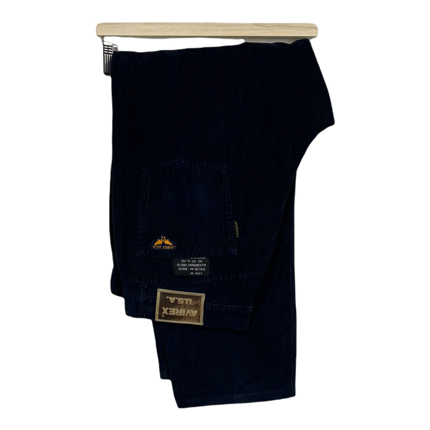 90s Avirex Corduroy Pant Navy US 40