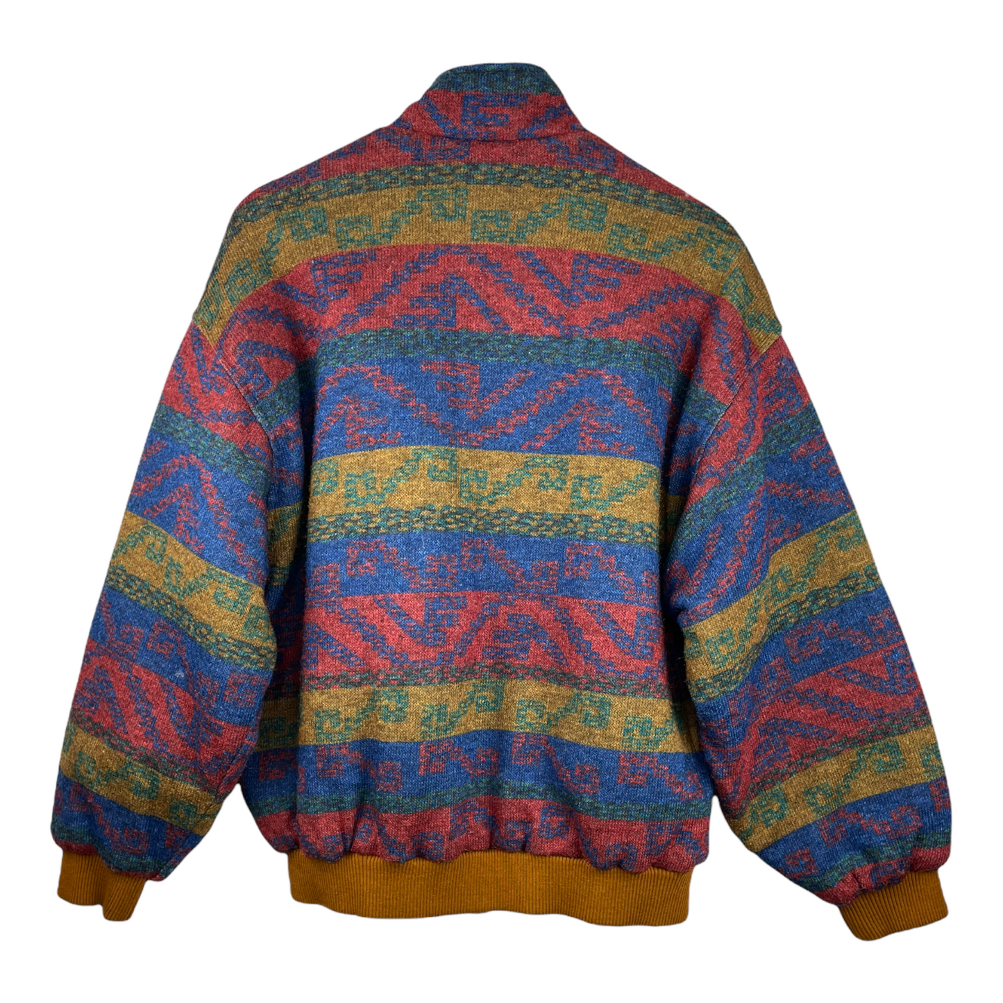 80s Mustang Jacket Red Yellow S