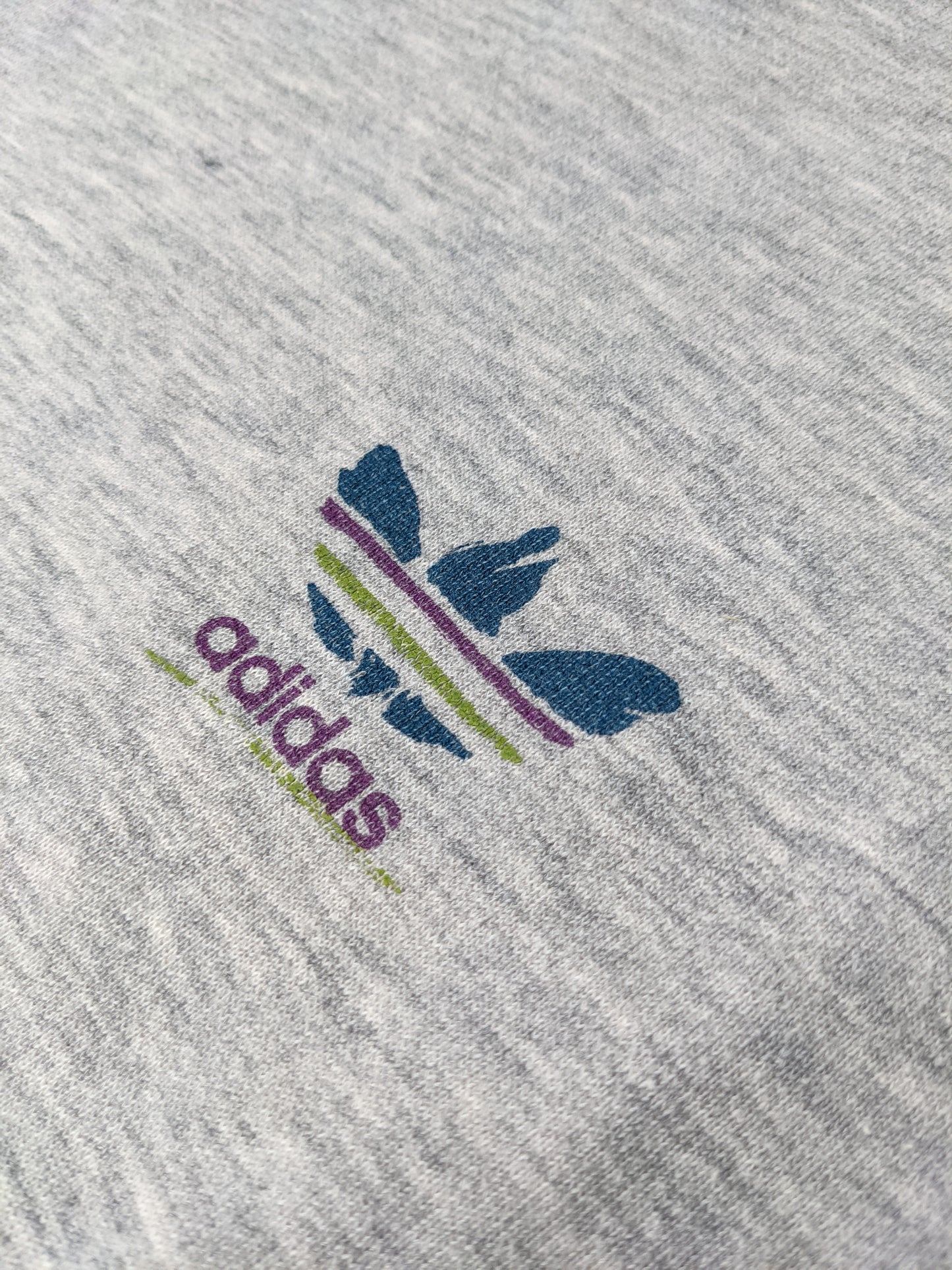 90s Adidas Sweatshirt Grey L/XL