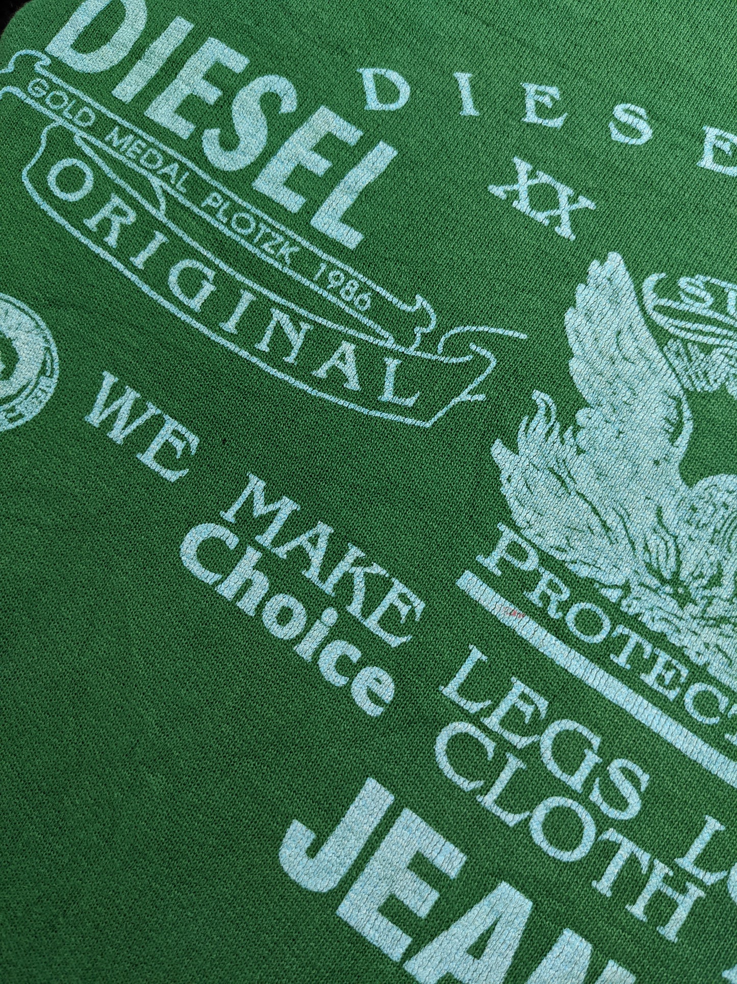 90s Diesel Sweatshirt Green