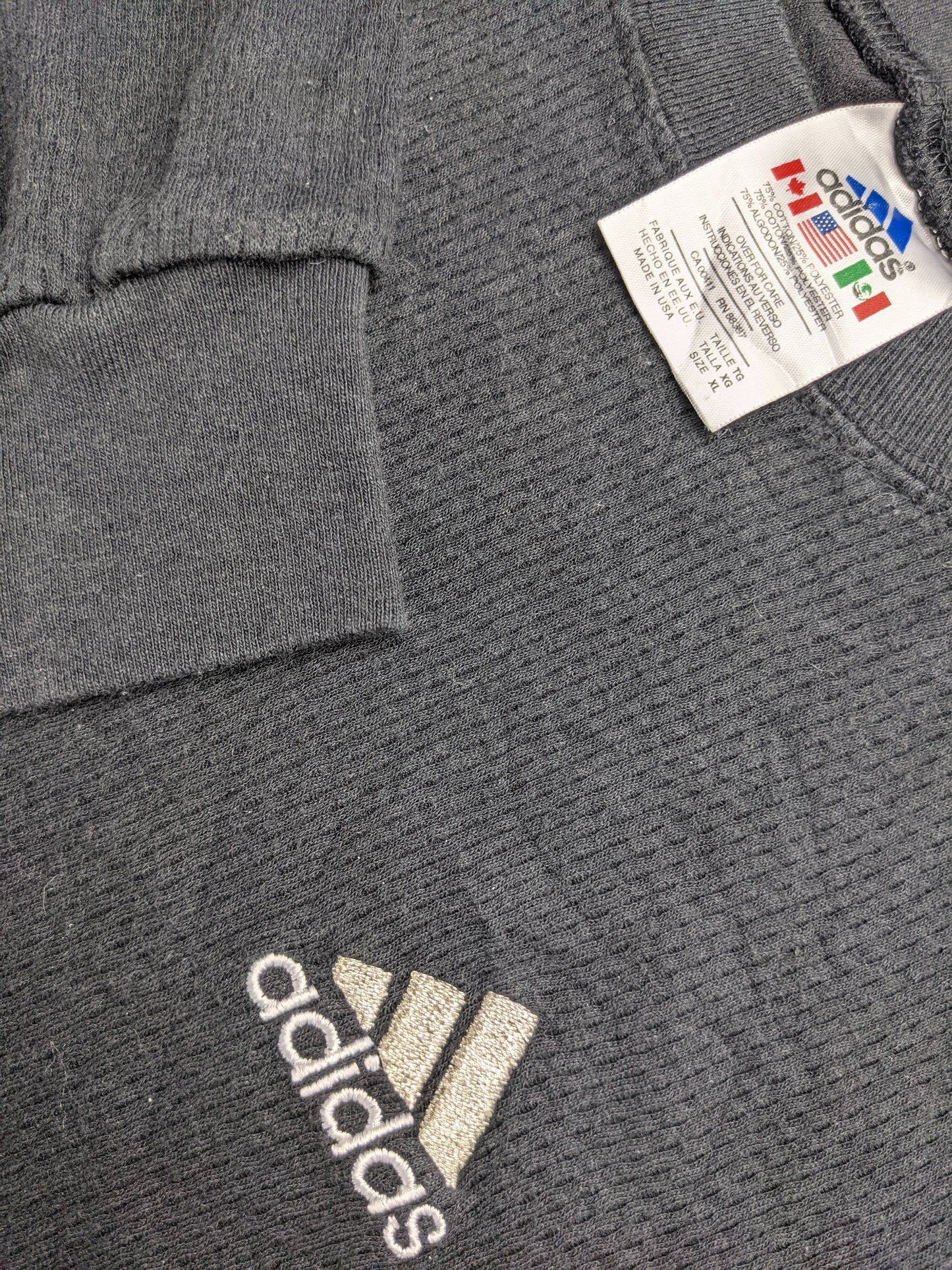 00s Adidas Longsleeve Black XL