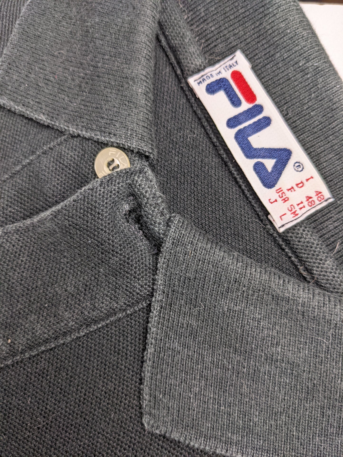 80s Fila Longsleeve Black M