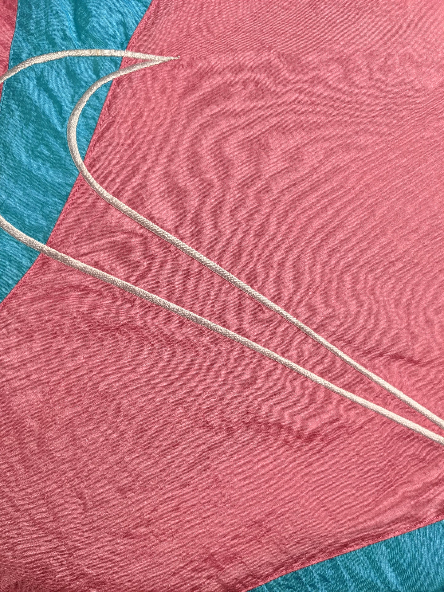 90s Nike Jacket White Pink L