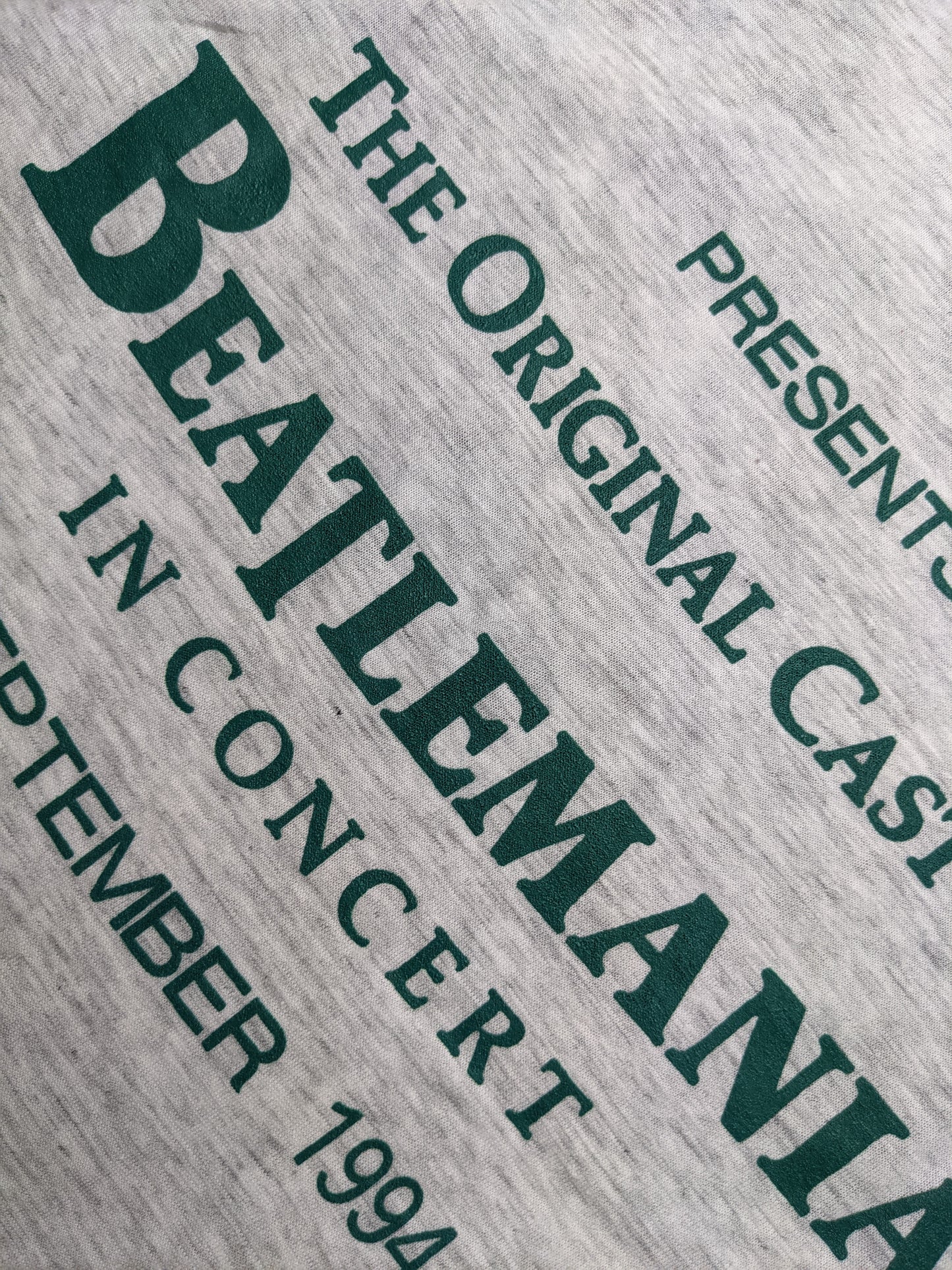 90s Beatlemania Hollywood of California T-Shirt Grey