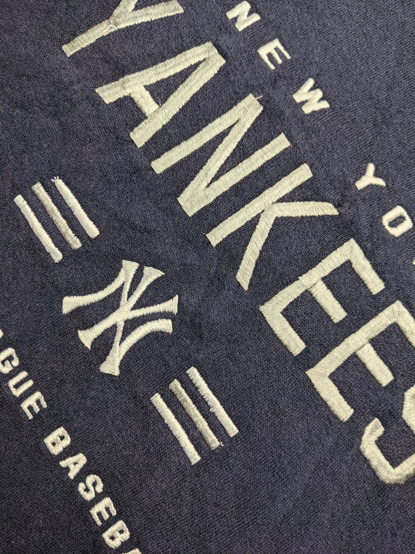 90s New York Yankees MLB Lee Sport Sweatshirt Navy L