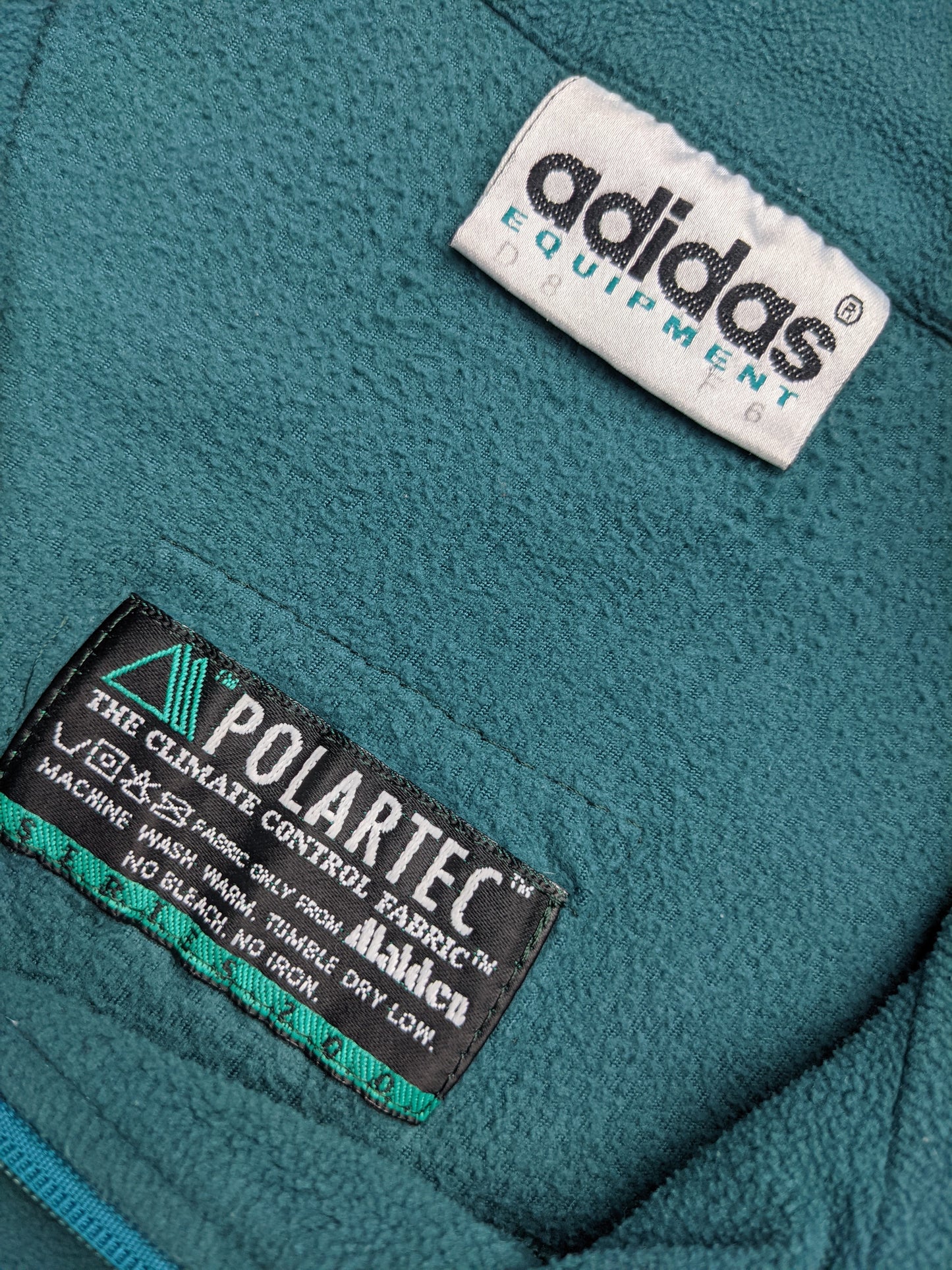 90s Adidas Equipment Fleece Green L