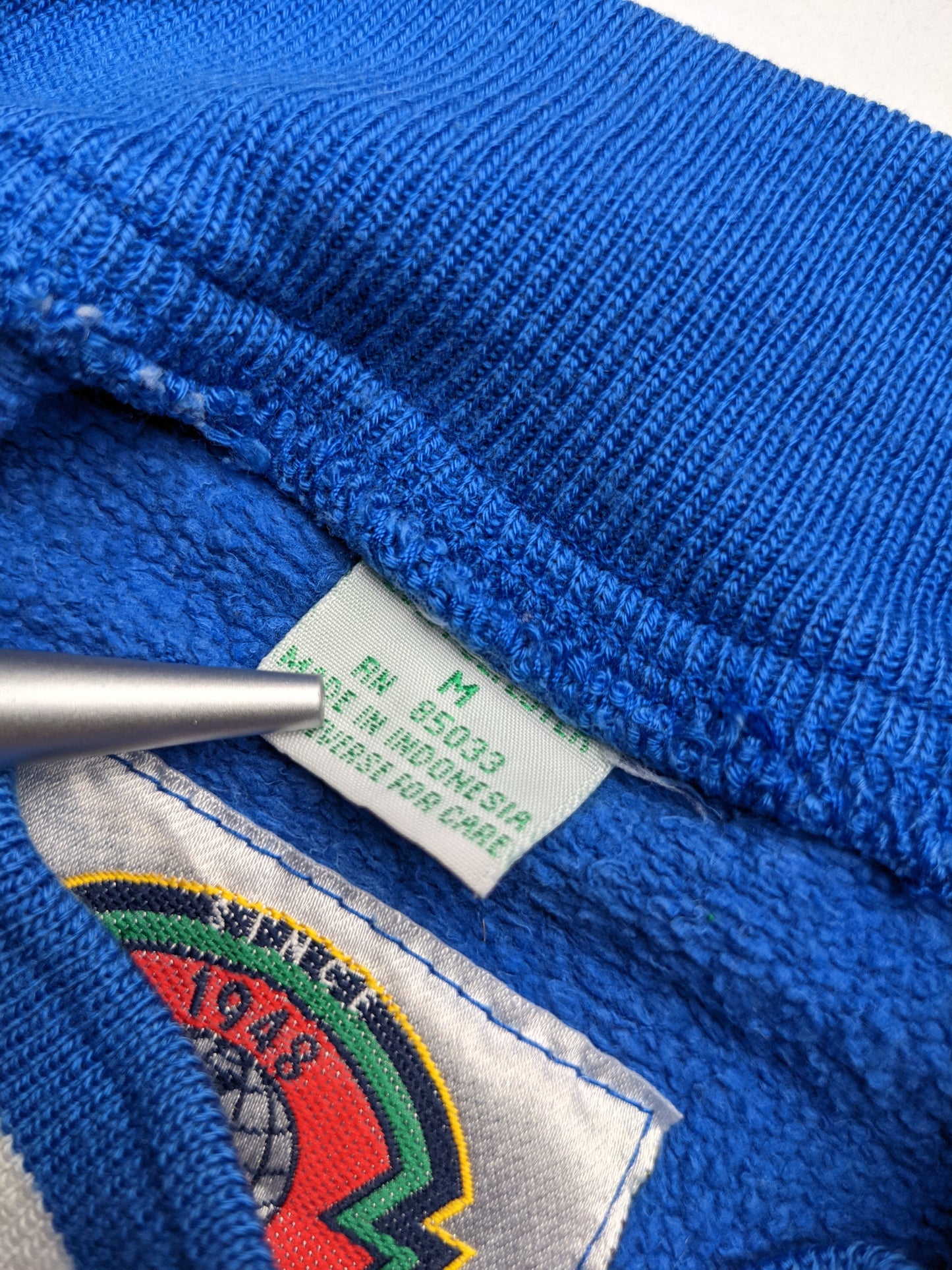 90s Greece Diadora Sweatshirt Blue