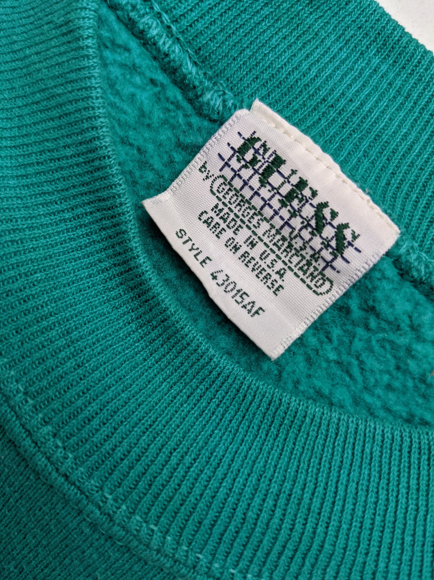 90s Guess Sweatshirt Green M