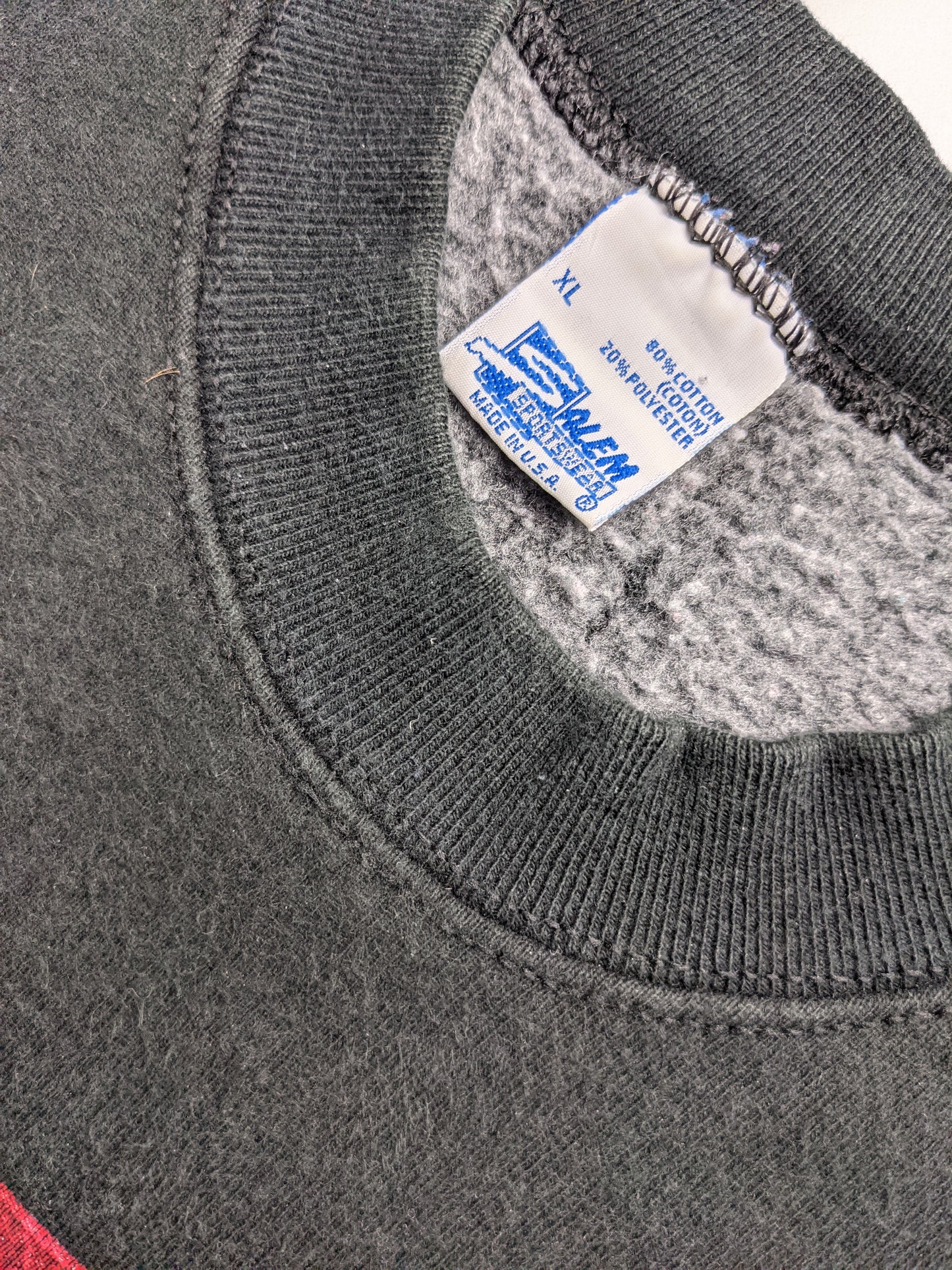 90s Chicago Bulls SALEM Sweatshirt Black