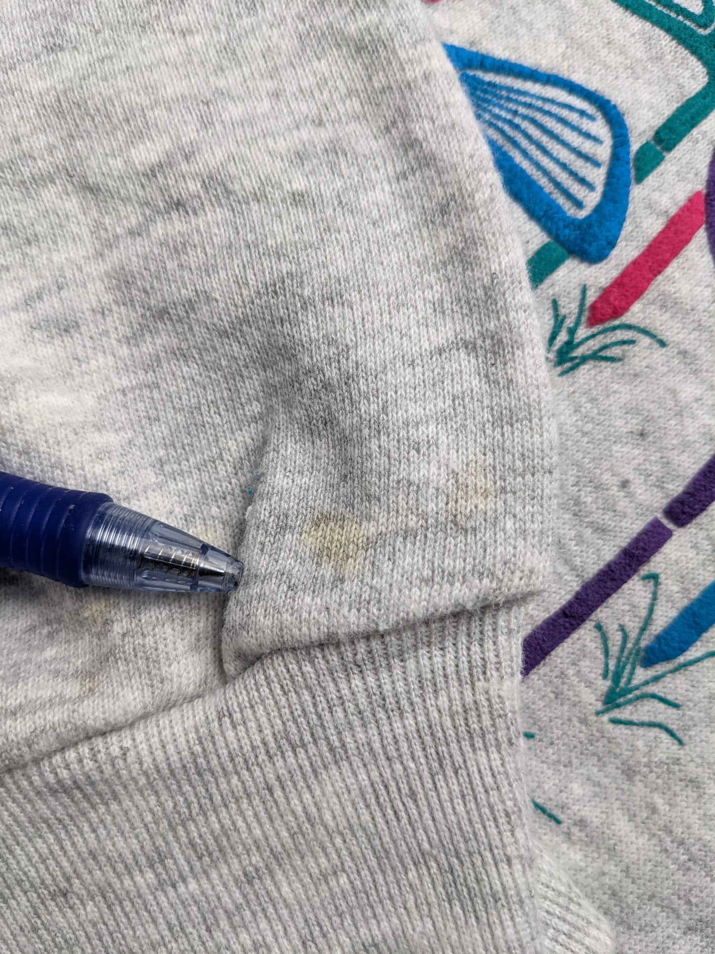 90s Brindar Design Sweatshirt Grey Green