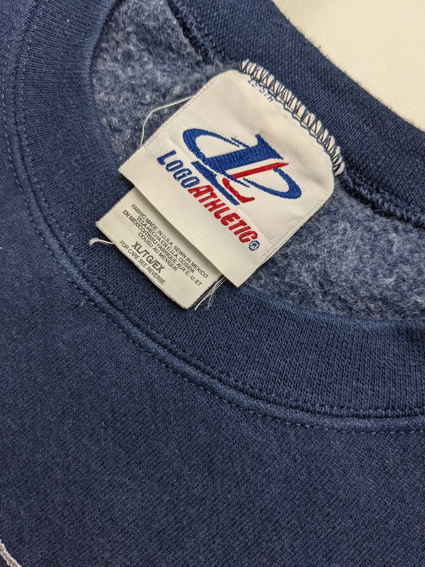 90s Logo Athletic Sweatshirt Navy
