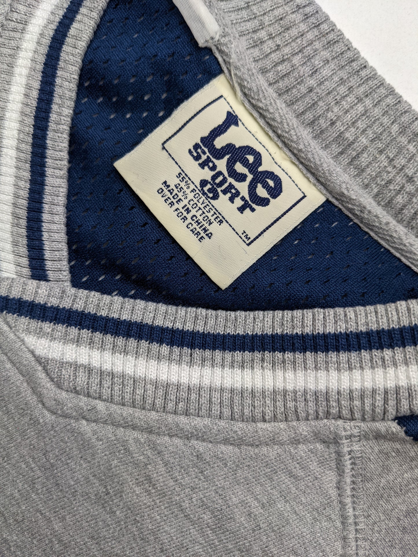 00s Los Angeles Dodgers MLB Lee Sport Sweatshirt Grey