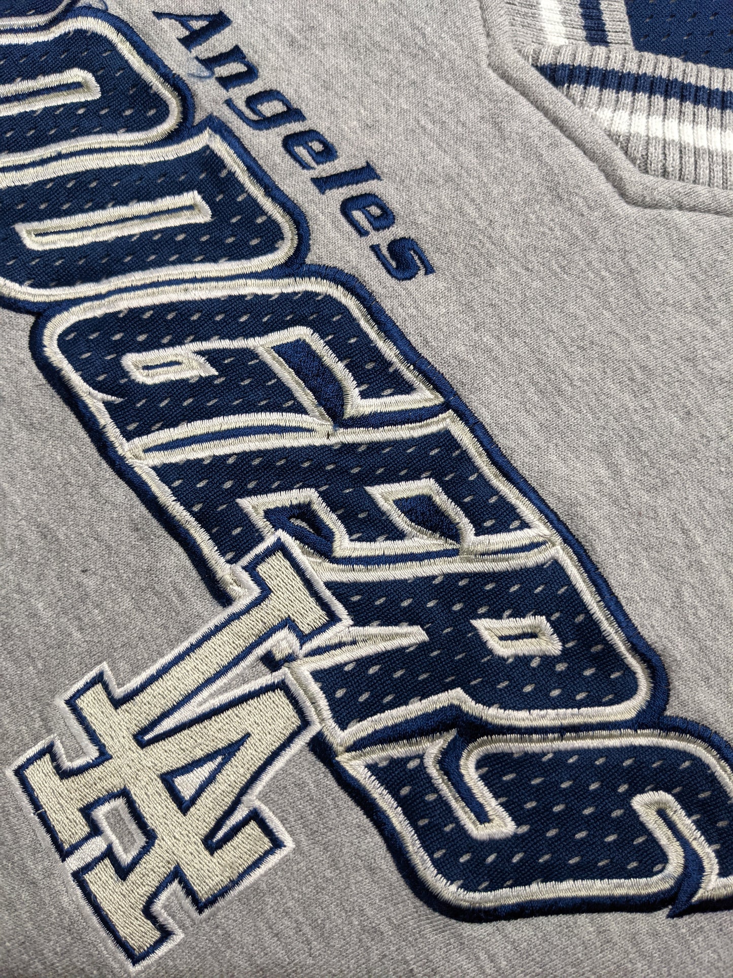 00s Los Angeles Dodgers MLB Lee Sport Sweatshirt Grey