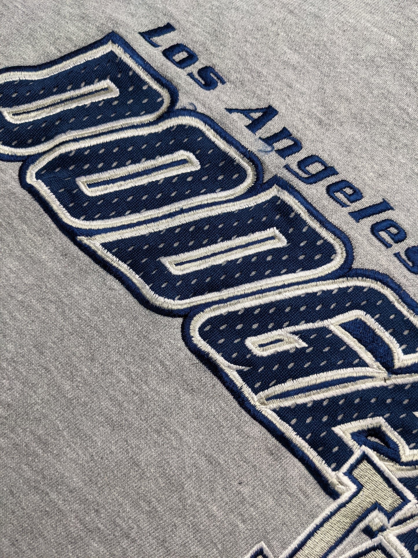00s Los Angeles Dodgers MLB Lee Sport Sweatshirt Grey