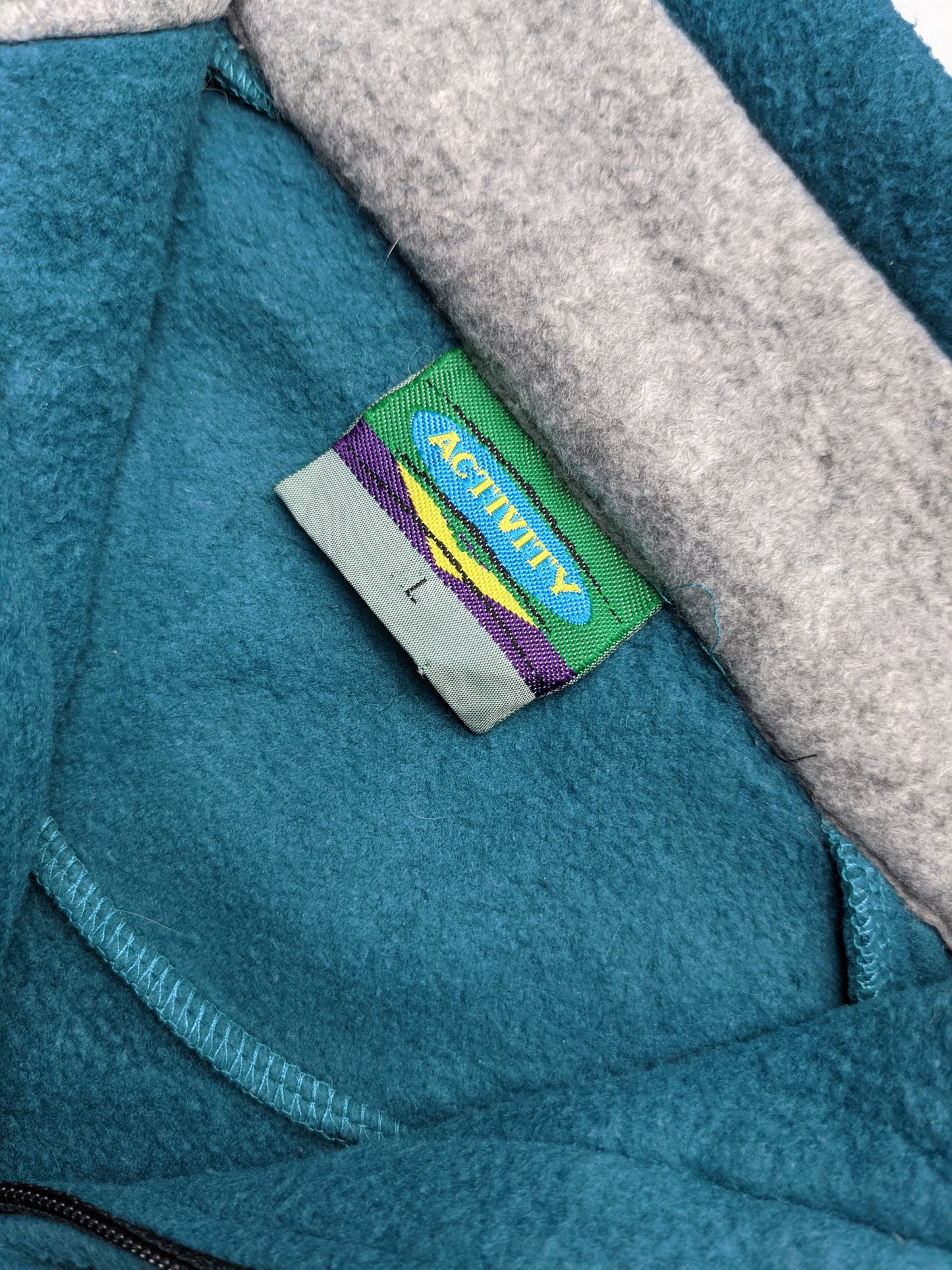 90s Activity Crazy Fleece Green