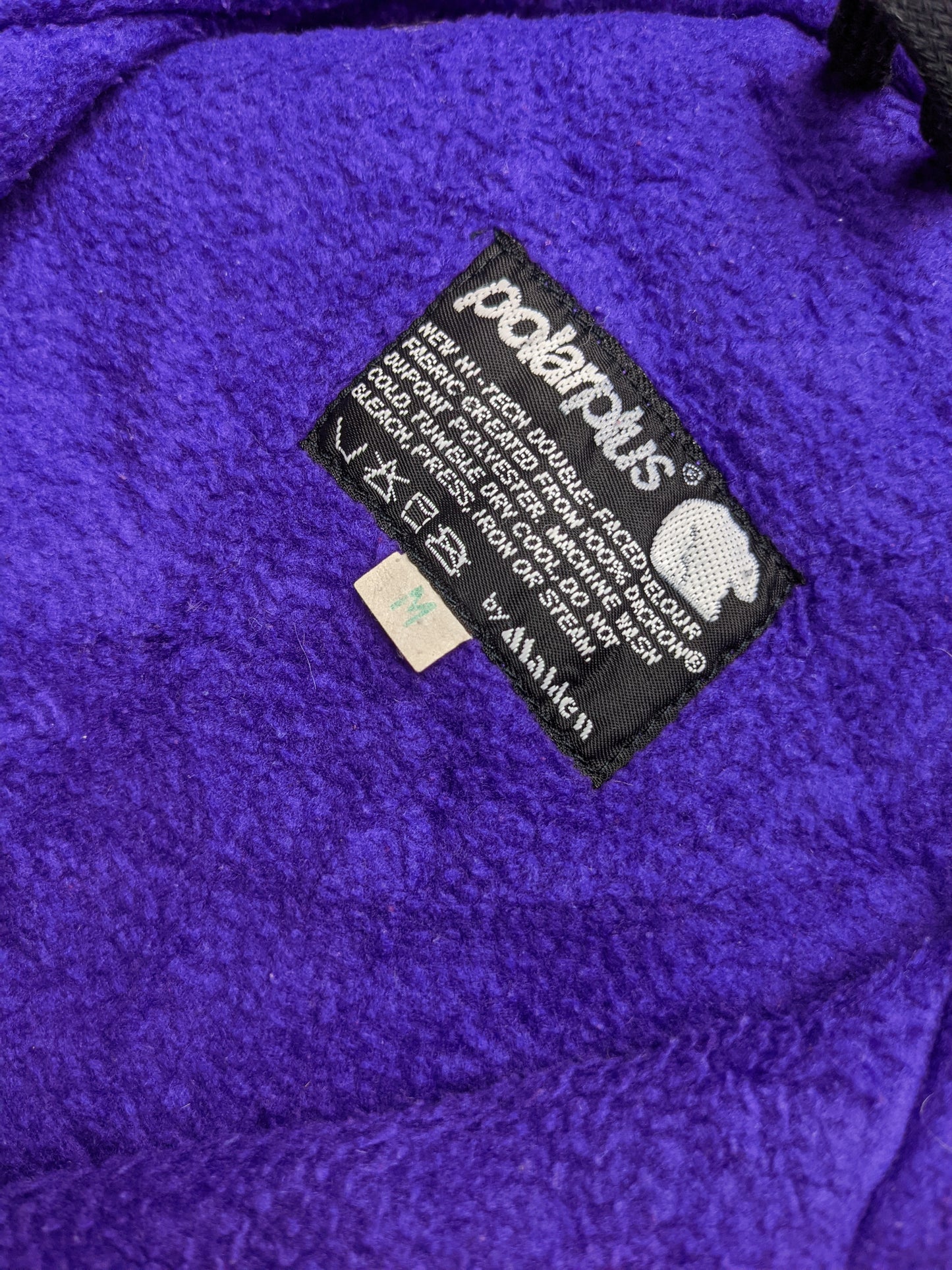 90s Quiksilver Crazy Fleece Purple M