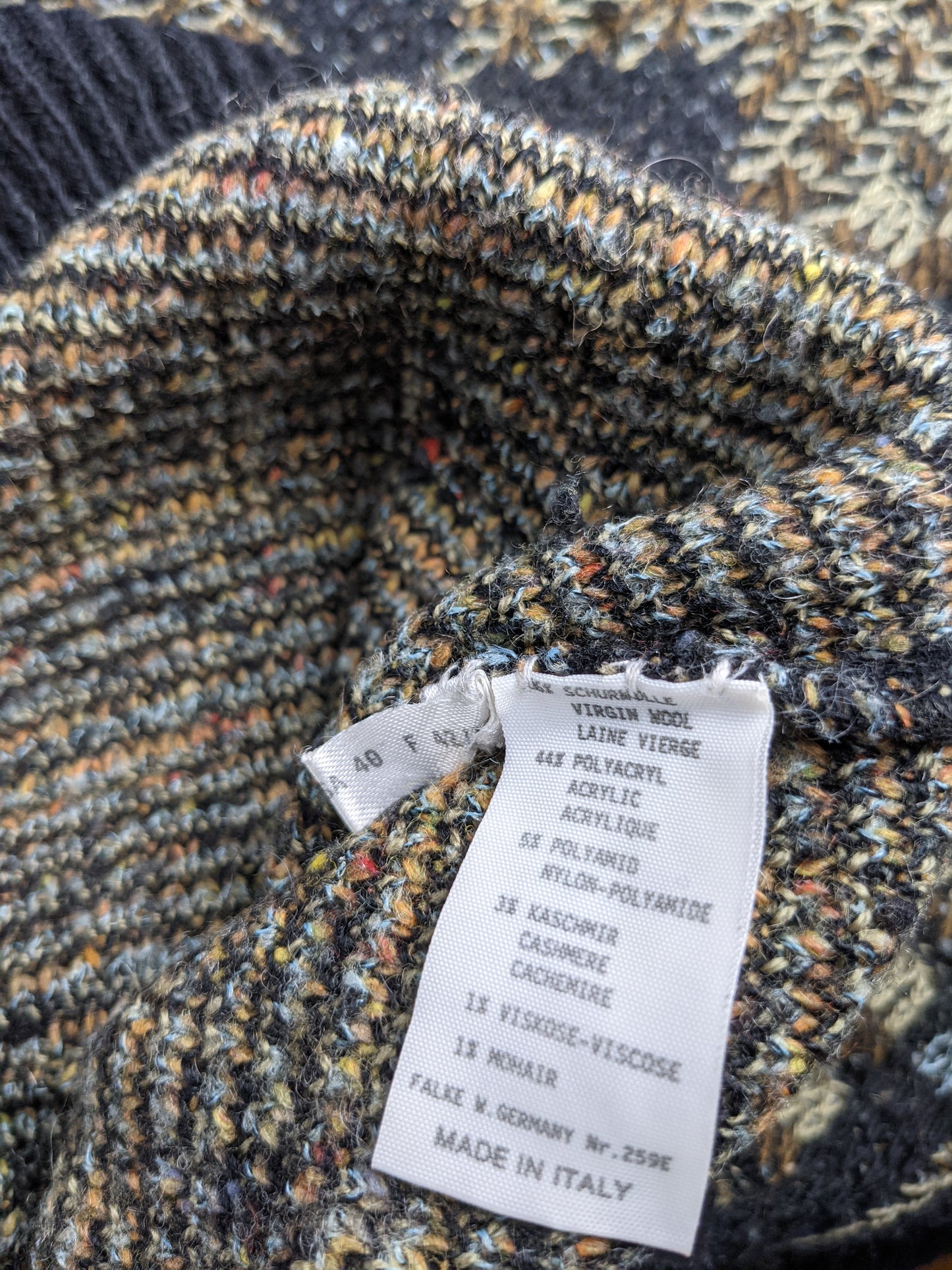 80s Hugo Boss knit Black M