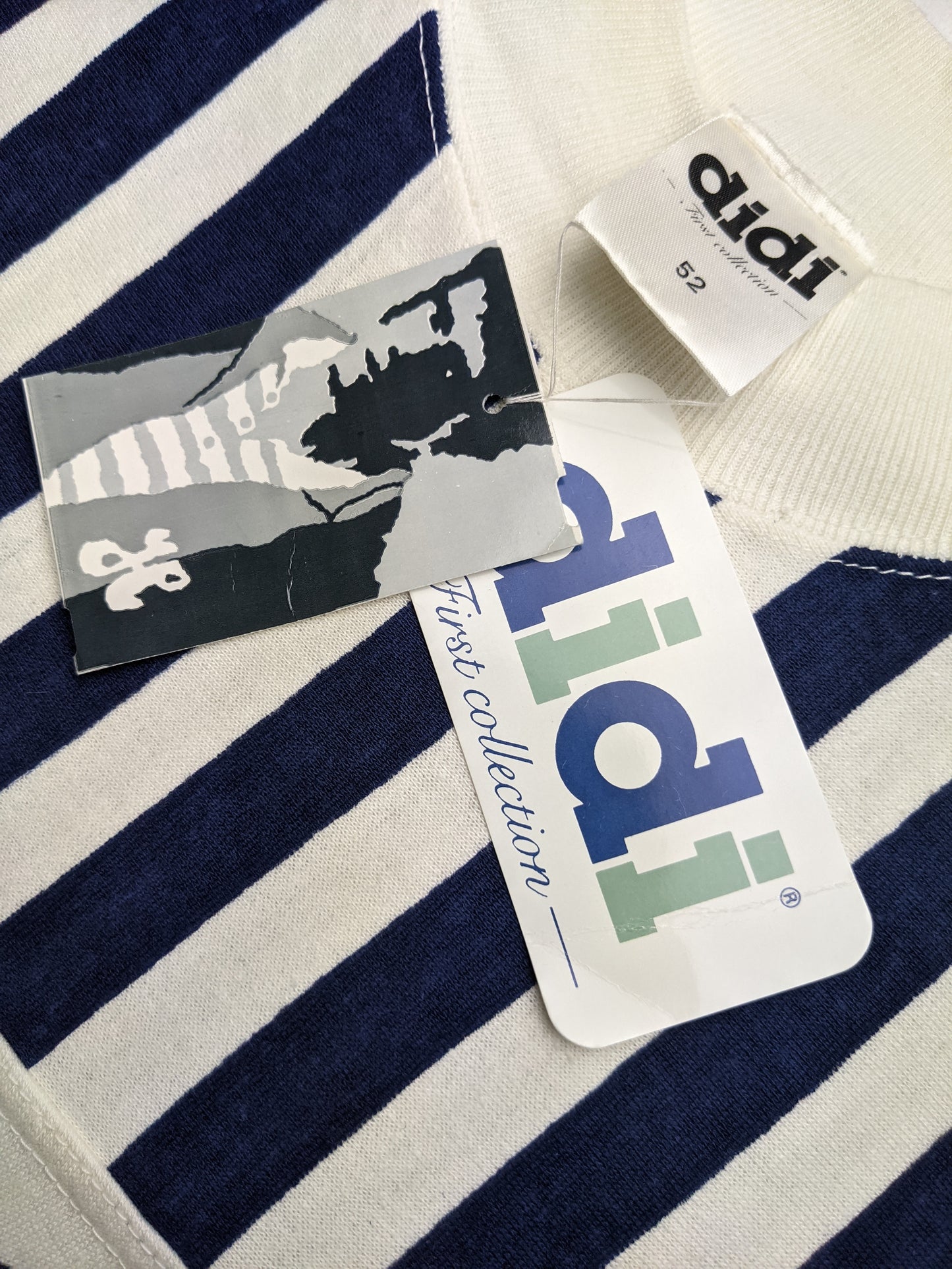 90s Didi First Collection Sweatshirt White Blue L