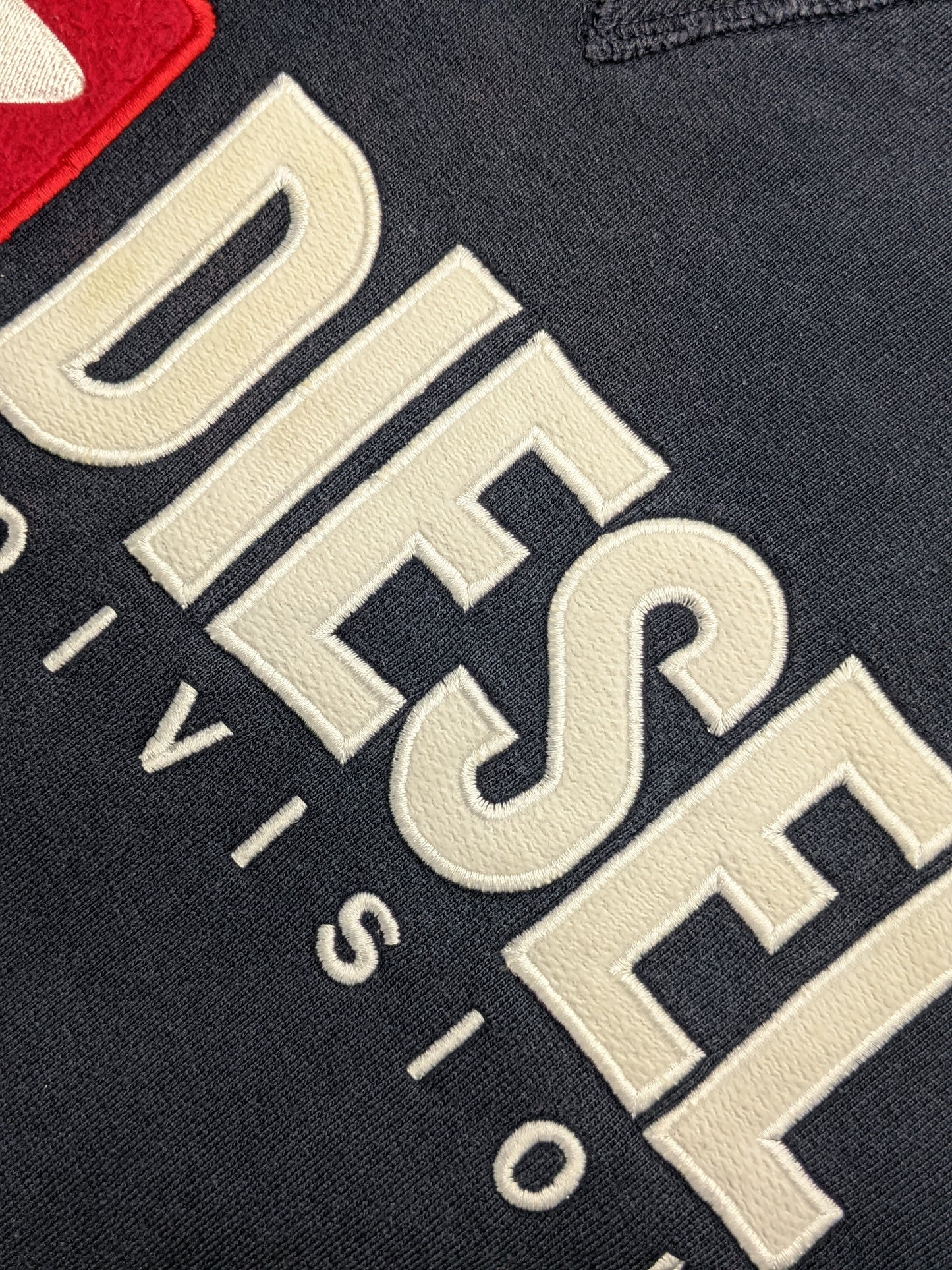 00s Diesel Sweatshirt Navy Red