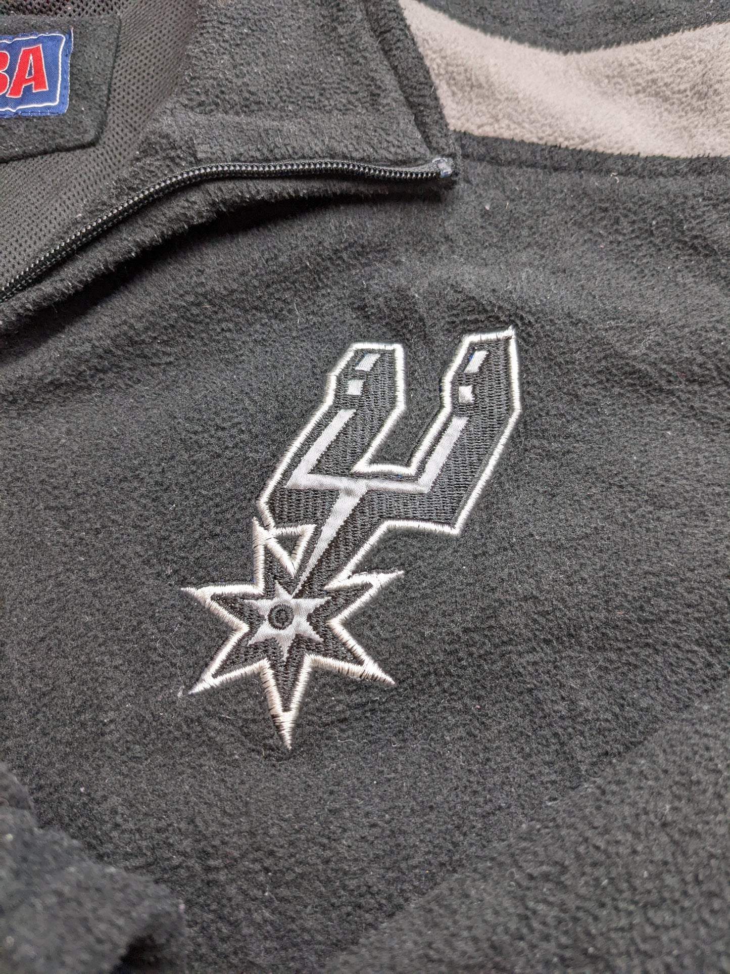 00s San Antonio Spurs NBA Fleece Black XL