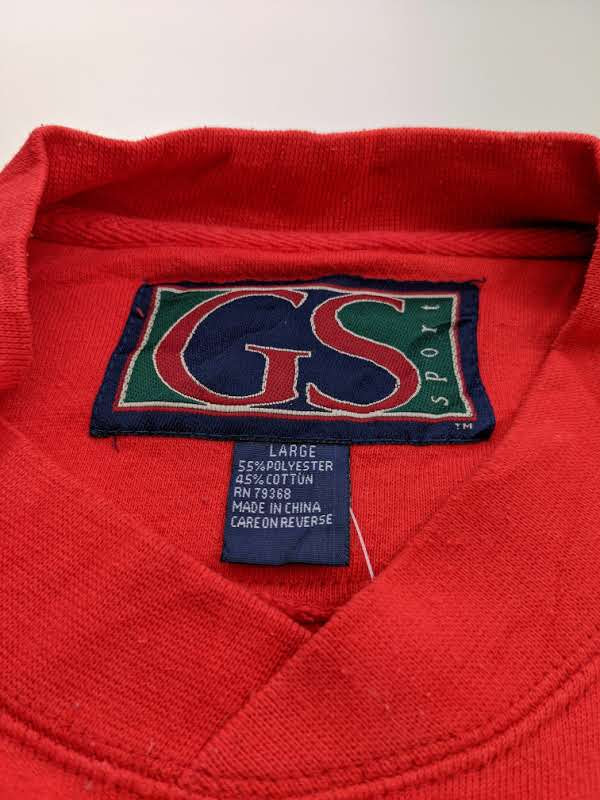 90s Indiana Hoosiers Football Sweatshirt Red L