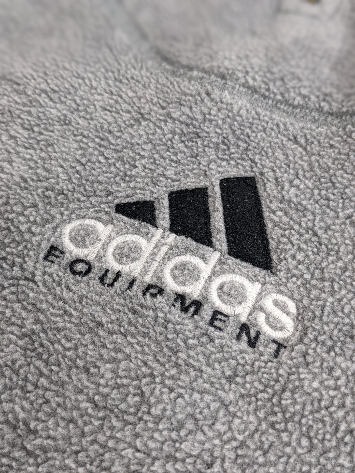 90s Adidas Equipment Polartec Fleece Grey L