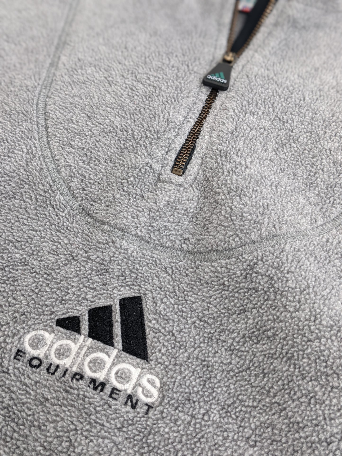 90s Adidas Equipment Polartec Fleece Grey L