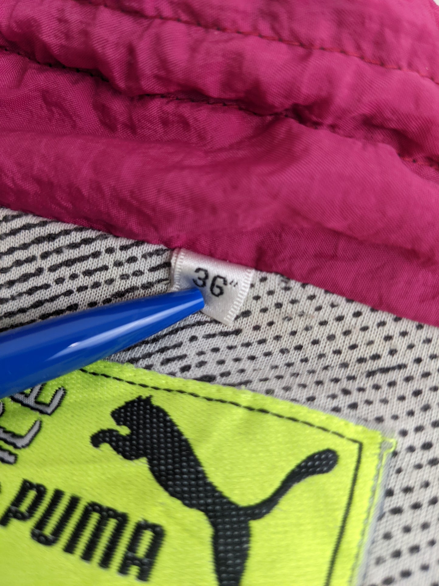 90s Puma Trackjacket Black Pink M