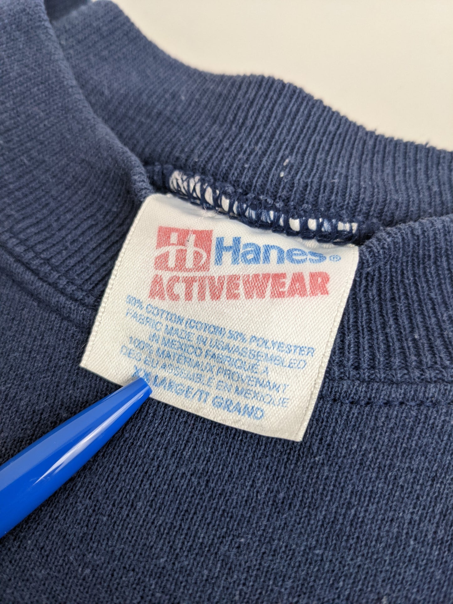 90s Hanes Dallas Cowboys NFL Sweatshirt Navy L/XL